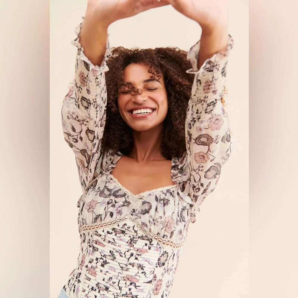 Free People | Brunch Date Bodysuit Size: XS